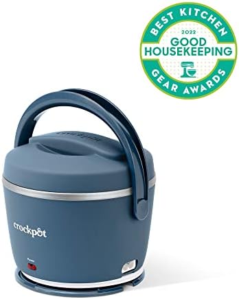 Crock-Pot Electric Lunch Box Food Warmer 20oz – Faded Blue Signature C224