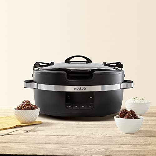 Crock-Pot Thermoshield 6 Quart Slow Cooker with Carry Handles Select C294