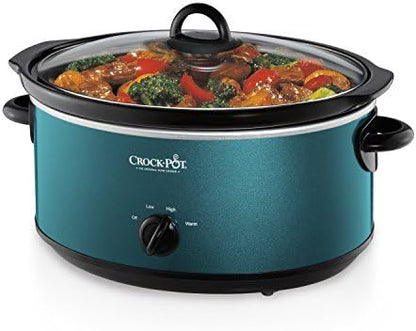 Crock-Pot 7 Quart Manual Slow Cooker – Turquoise Choice C247