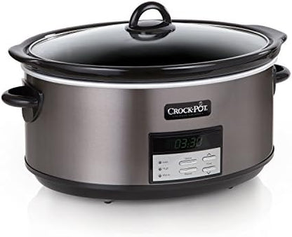 Crock-Pot 8 Quart Programmable Slow Cooker with Auto Warm Signature C214