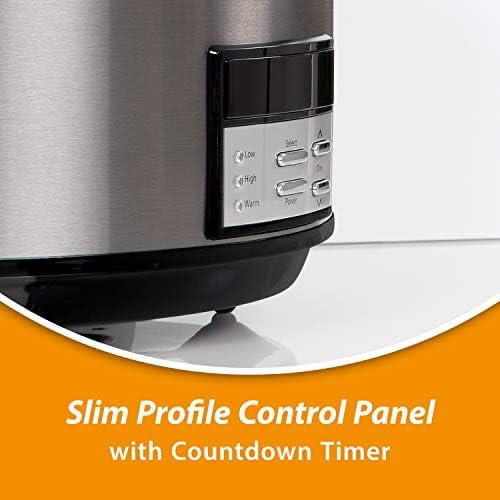 Crock-Pot 8 Quart Programmable Slow Cooker with Auto Warm Signature C214