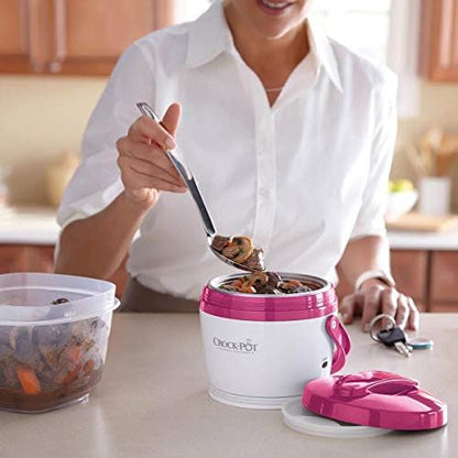 Crock-Pot Lunch Crock Portable Food Warmer 20oz – Pink Select C273
