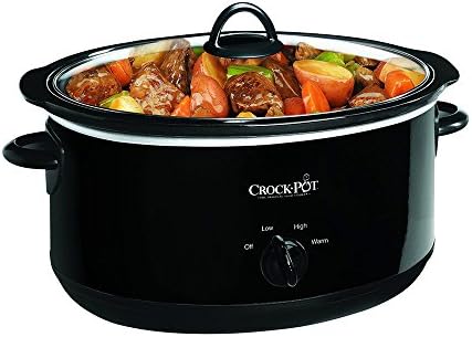 Crock-Pot 8 Quart Manual Slow Cooker – Black Fresh C229