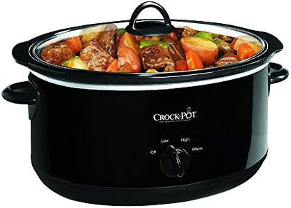 Crock-Pot 8 Quart Manual Slow Cooker – Black Fresh C229