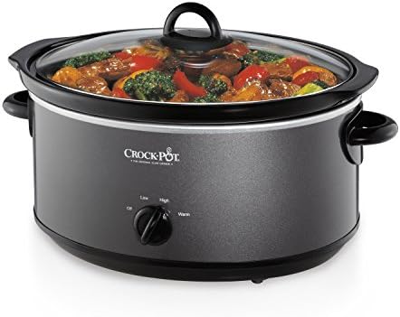 Crock-Pot 7 Quart Slow Cooker – Charcoal Prime C277