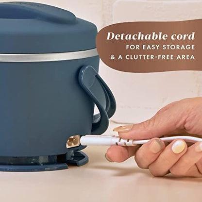 Crock-Pot Electric Lunch Box Food Warmer 20oz – Faded Blue Signature C224