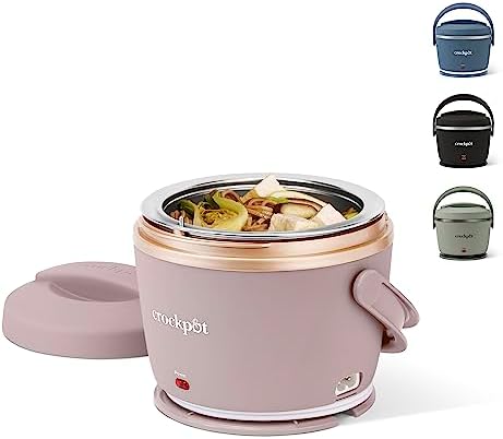 Crock-Pot Electric Lunch Box Food Warmer 20oz – Blush Pink Prime C225
