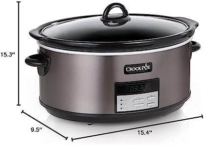 Crock-Pot 8 Quart Programmable Slow Cooker with Auto Warm Signature C214