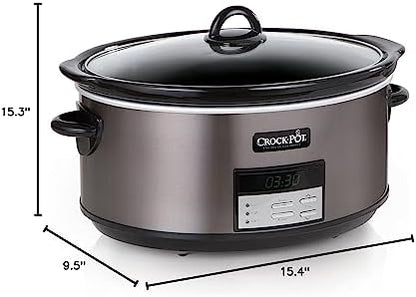 Crock-Pot 8 Quart Programmable Slow Cooker with Auto Warm Signature C214
