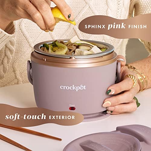 Crock-Pot Electric Lunch Box Food Warmer 20oz – Blush Pink Prime C225
