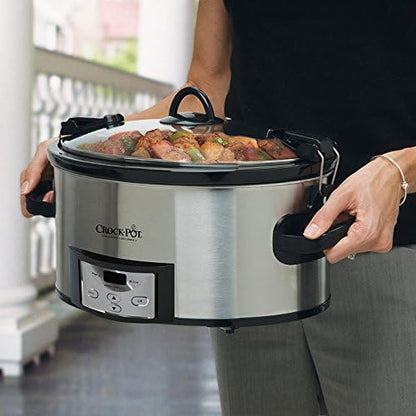 Crock-Pot Cook & Carry 6 Quart Programmable Slow Cooker Fresh C294