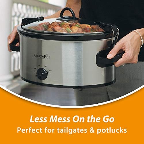 Crock-Pot Cook & Carry 6 Quart Portable Slow Cooker Reserve C283