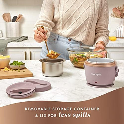 Crock-Pot Electric Lunch Box Food Warmer 20oz – Blush Pink Prime C225