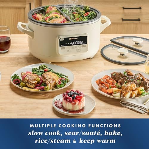 Crock-Pot MultiMeal Multicooker with Programmable Slow Cooker Prime C257