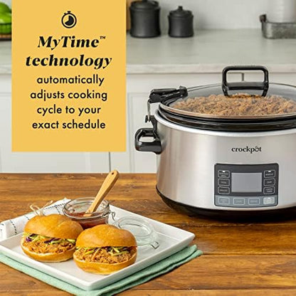 Crock-Pot 7 Quart Portable Programmable Slow Cooker with Timer Original C281