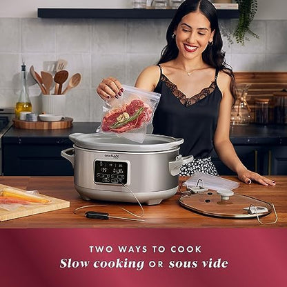 Crock-Pot 7 Quart Programmable Cook & Carry Slow Cooker Fresh C290