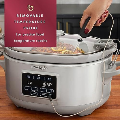Crock-Pot 7 Quart Programmable Cook & Carry Slow Cooker Fresh C290