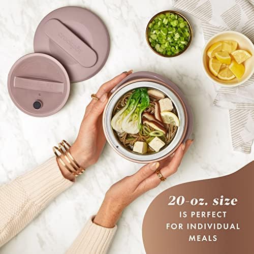 Crock-Pot Electric Lunch Box Food Warmer 20oz – Blush Pink Prime C225