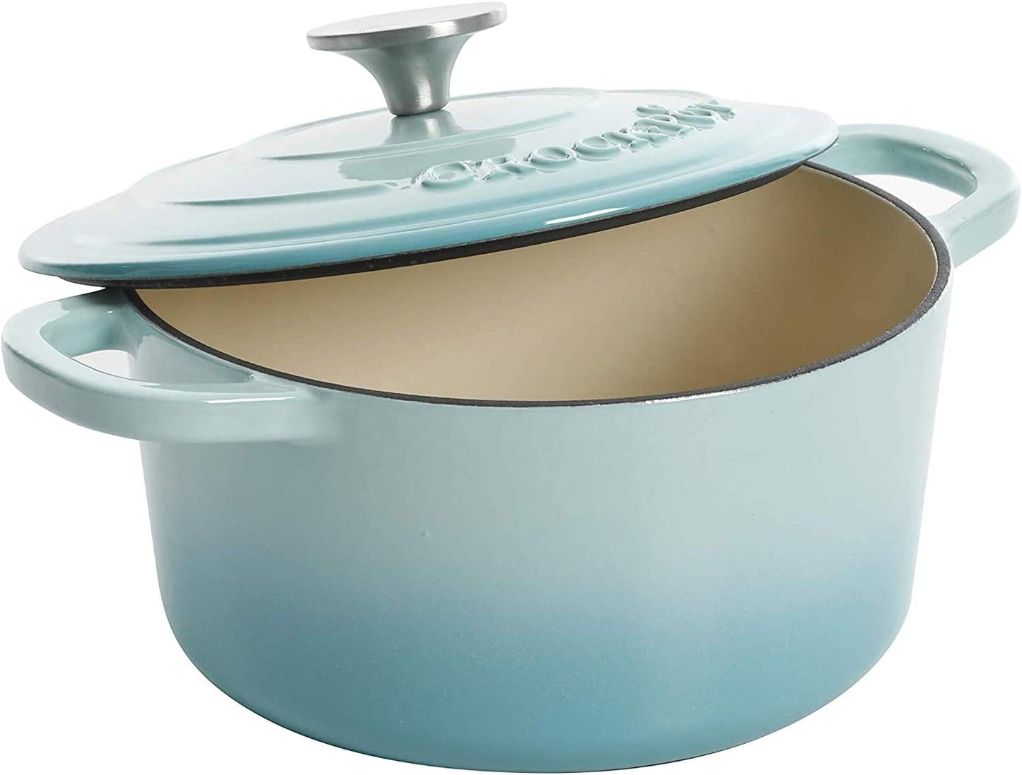 Crock-Pot 3 Quart Enameled Cast Iron Dutch Oven – Aqua Plus C230