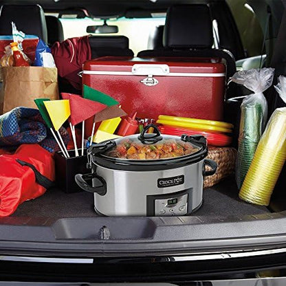 Crock-Pot Cook & Carry 6 Quart Programmable Slow Cooker Fresh C294