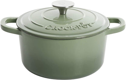 Crock-Pot 3 Quart Enameled Cast Iron Dutch Oven – Aqua Plus C230