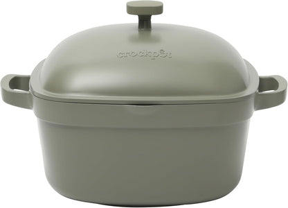 Crock-Pot 3 Quart Enameled Cast Iron Dutch Oven – Aqua Plus C230