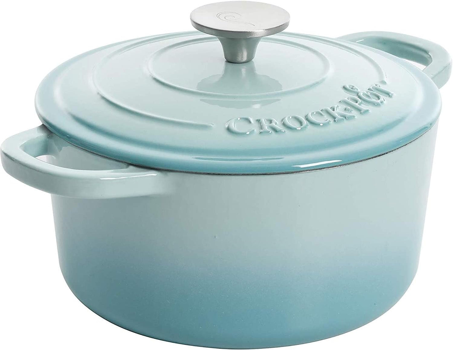 Crock-Pot 3 Quart Enameled Cast Iron Dutch Oven – Aqua Plus C230