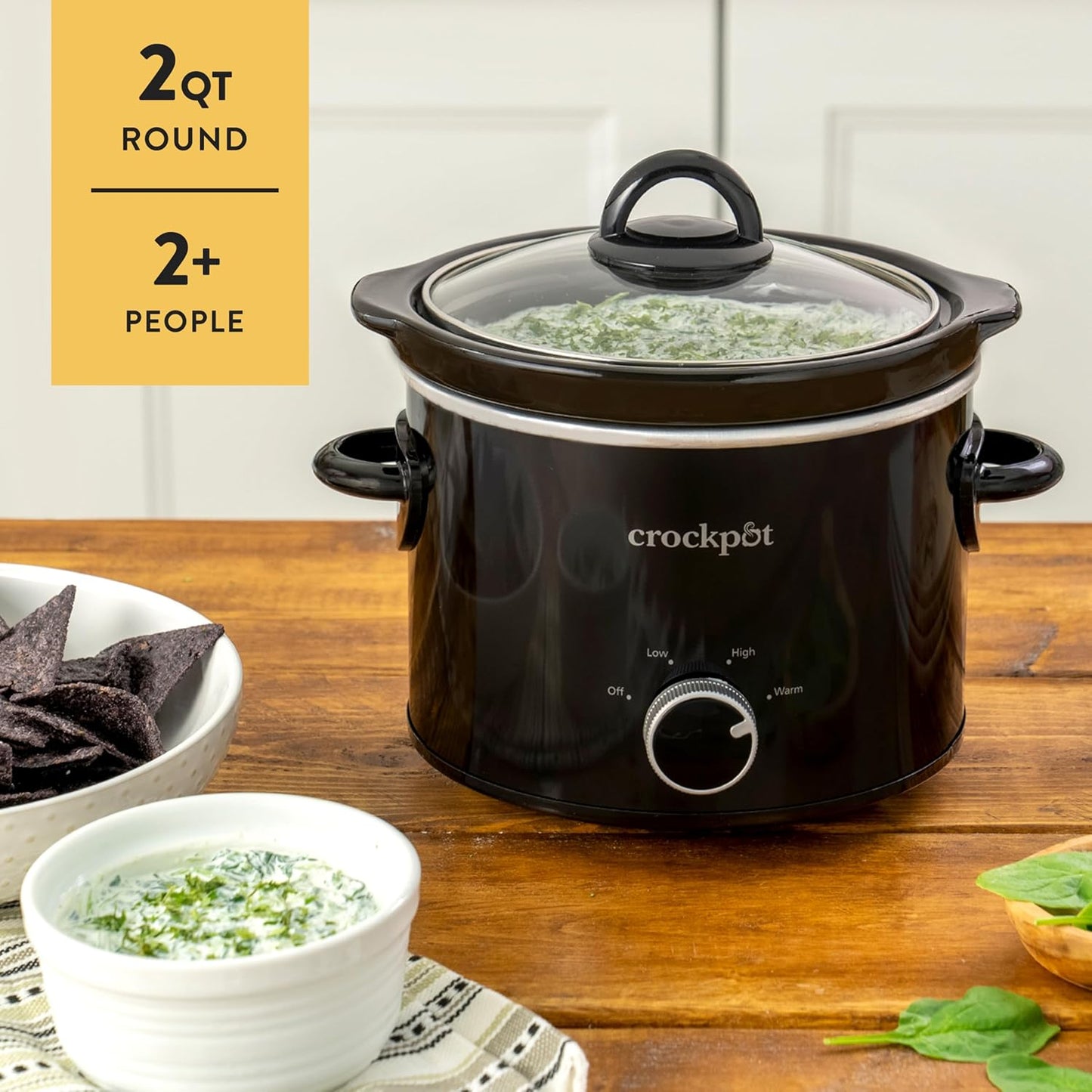 Crock-Pot 2 Quart Mini Slow Cooker – Classic Compact Cooker Signature C281