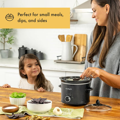 Crock-Pot 2 Quart Mini Slow Cooker – Classic Compact Cooker Signature C281