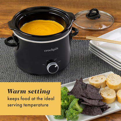 Crock-Pot 2 Quart Mini Slow Cooker – Classic Compact Cooker Signature C281